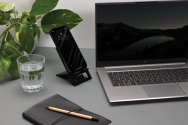 Logotrade advertising product image of: SnapStand RCS recycled plastic foldable phone stand