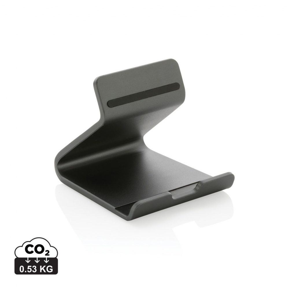 Logo trade business gifts image of: Terra RCS recycled aluminium tablet & phone stand