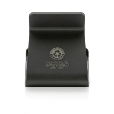Logo trade promotional giveaways image of: Terra RCS recycled aluminium tablet & phone stand