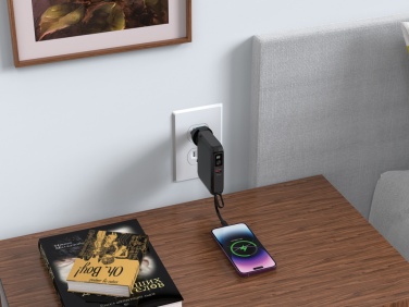 Logo trade promotional giveaways picture of: Urban Vitamin Oxnard 5 in 1 65W universal charger
