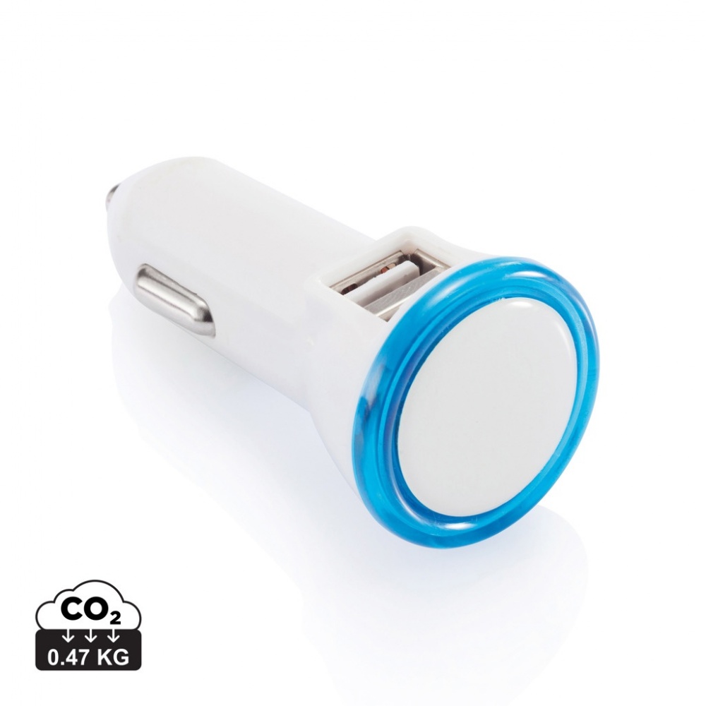 Logotrade promotional giveaway picture of: Powerful dual port car charger