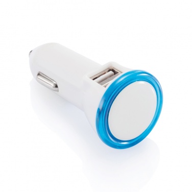 Logotrade promotional product picture of: Powerful dual port car charger