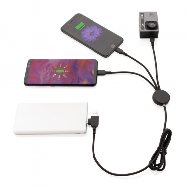 Logotrade promotional giveaway picture of: Light up logo 6-in-1 cable