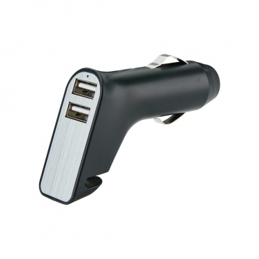 Logotrade corporate gifts photo of: Dual port car charger with belt cutter and hammer
