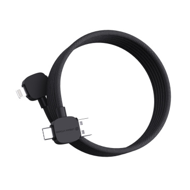 Logo trade promotional items image of: Urban Vitamin Stockton 65W RCS RTPE/RPET magnetic cable