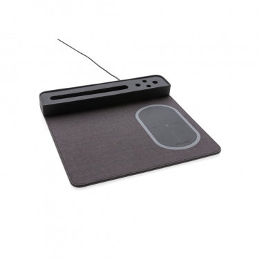 Logo trade promotional merchandise picture of: Air mousepad with 5W wireless charging and USB