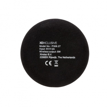 Logotrade promotional gift image of: Bamboo X 5W wireless charger