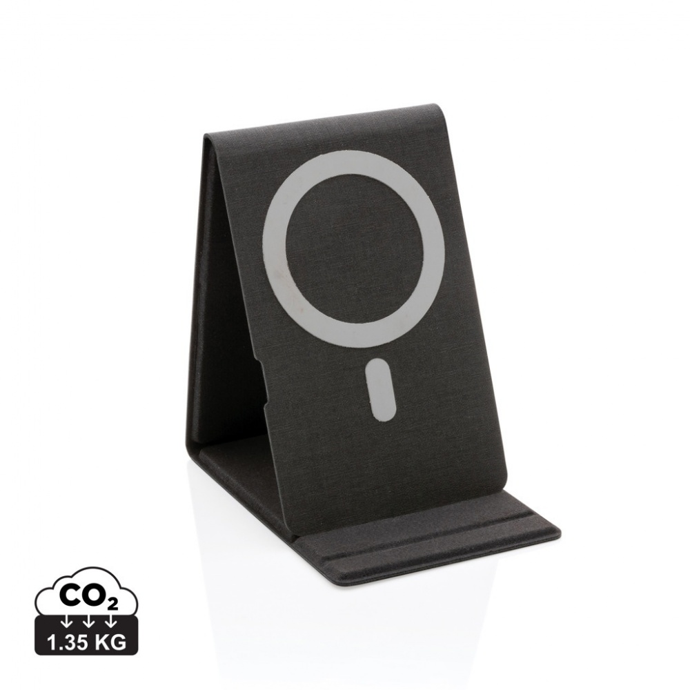 Logotrade promotional merchandise image of: Artic Magnetic 10W wireless charging phone stand