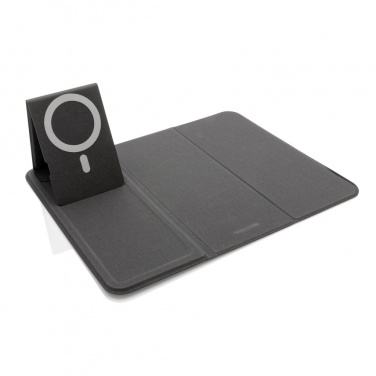 Logo trade advertising products picture of: Artic Magnetic 10W wireless charging phonestand