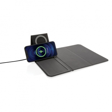 Logotrade promotional giveaway image of: Artic Magnetic 10W wireless charging phonestand