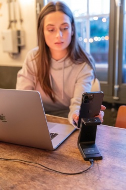 Logo trade business gifts image of: Urban Vitamin Fairfield 3 in1 RCS rplastic charger