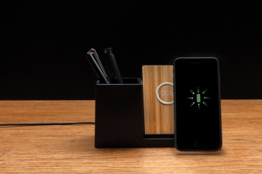 Logo trade business gift photo of: Ontario RCS recycled plastic 10W wireless charger