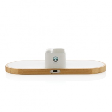 Logo trade business gift photo of: Ontario RCS rplastic 10W dual wireless