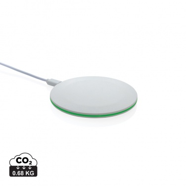 Logotrade promotional giveaway image of: RCS recycled plastic 15W Wireless fast charger