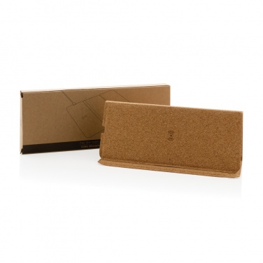 Logotrade advertising product image of: 10W wireless charging cork mousepad and stand