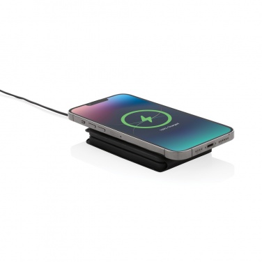 Logo trade advertising product photo of: Swiss Peak RCS rPU 15W  3-in-1 magnetic wireless charger