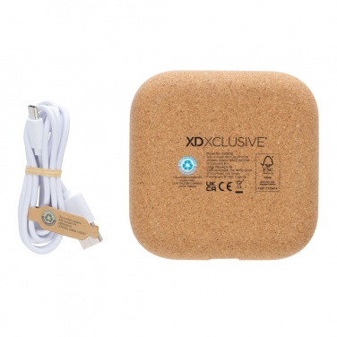 Logotrade advertising products photo of: Oregon RCS recycled plastic and cork 10W wireless