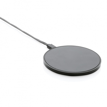 Logotrade promotional item image of: RCS standard recycled plastic 10W wireless charger