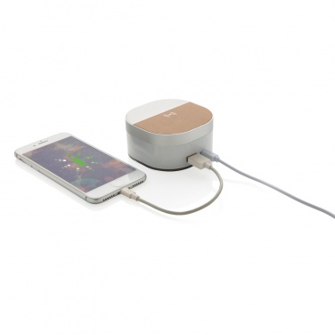 Logotrade promotional products photo of: Aria 5W Wireless Charging Digital Clock