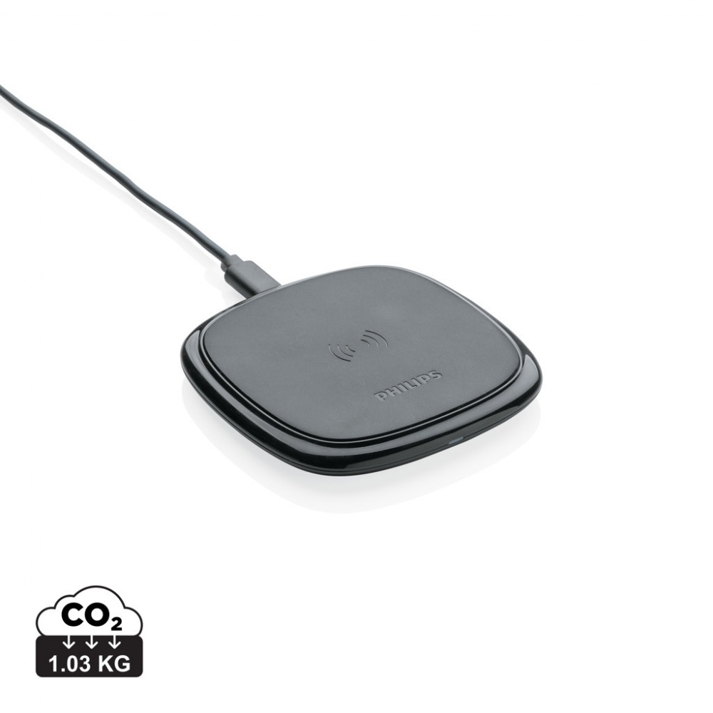 Logo trade promotional items image of: Philips 10W Qi wireless charger