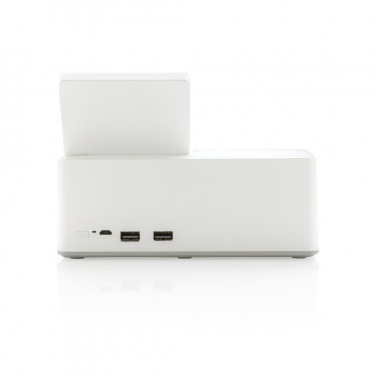 Logo trade promotional merchandise picture of: Ontario 5W wireless charger with speaker