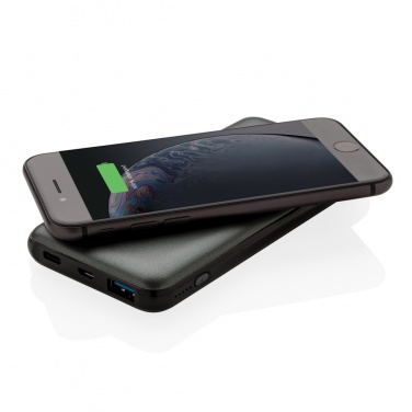 Logotrade promotional gift picture of: 10.000 mAh Fast Charging 10W Wireless Powerbank with PD