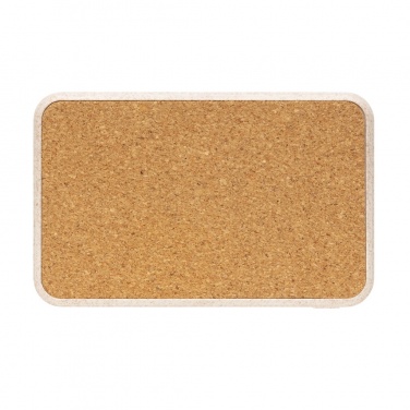 Logotrade promotional giveaway picture of: Cork and Wheat 5.000 mAh pocket powerbank