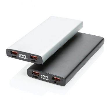 Logo trade corporate gifts picture of: Aluminium 18W 10.000 mAh PD Powerbank