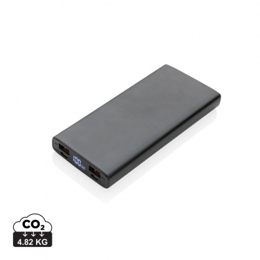Logo trade promotional merchandise picture of: Aluminium 18W 10.000 mAh PD Powerbank