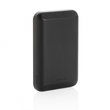 Logo trade promotional products image of: Magnetic 5.000 mAh 5W wireless powerbank