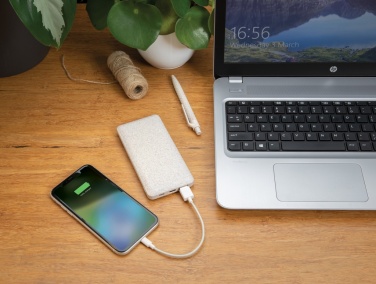 Logotrade business gifts photo of: 10.000 mah wheat straw powerbank
