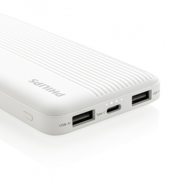 Logotrade promotional gift picture of: Philips 10.000 mAh slim powerbank