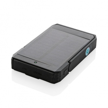 Logotrade advertising products photo of: Skywave RCS rplastic solar powerbank 5000 mAh 10W wireless