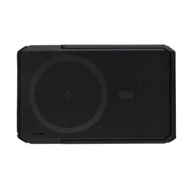 Logotrade promotional giveaways photo of: Skywave RCS rplastic solar powerbank 5000 mAh 10W wireless