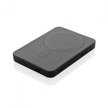 Logo trade advertising products image of: Magnetix RCS recycled plastic 5000 mah magnetic powerbank