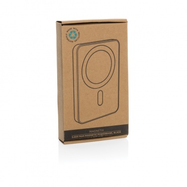 Logotrade promotional giveaways photo of: Magnetix RCS recycled plastic 5000 mah magnetic powerbank
