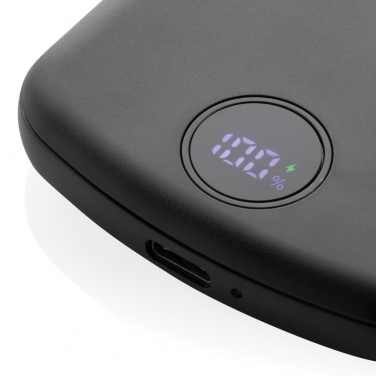 Logo trade advertising products picture of: MagBoost RCS recycled plastic 5000 mah magnetic powerbank