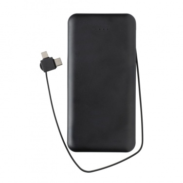 Logotrade promotional product image of: Lockhart RCS recycled plastic 10.000 with integrated cables