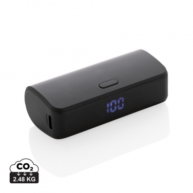 Logo trade corporate gift photo of: FlashCharge RCS rplastic 5000 mah fast charge powerbank