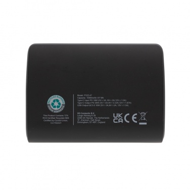 Logotrade promotional product picture of: FlashCharge RCS rplastic 10000 mah fast charge powerbank