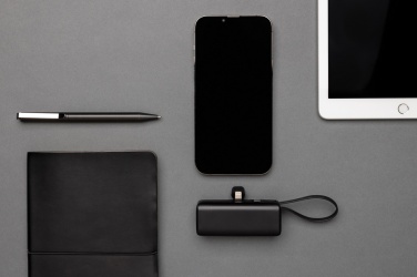 Logo trade corporate gifts picture of: Powerlink RCS rplastic 3000 mAh powerbank iOS connector