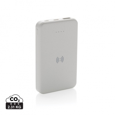 Logotrade promotional items photo of: RCS recycled plastic 5.000 mAh 5W wireless powerbank