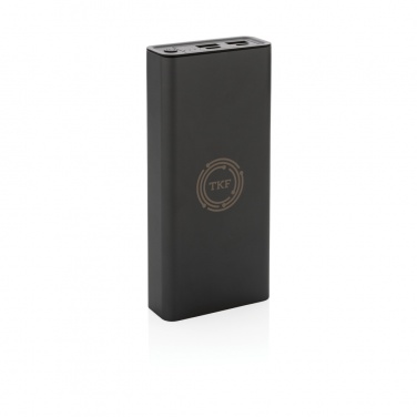 Logotrade promotional merchandise picture of: Terra RCS recycled 20W aluminium powerbank 20.000 mAh