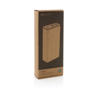 Logo trade promotional items picture of: Terra RCS recycled 20W aluminium powerbank 20.000 mAh
