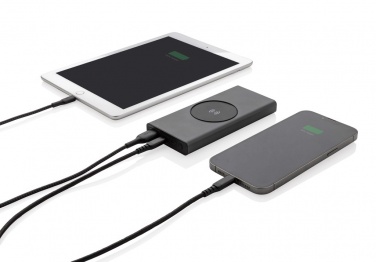 Logotrade business gifts photo of: Terra RCS recycled 18W aluminium 10000 powerbank 10W