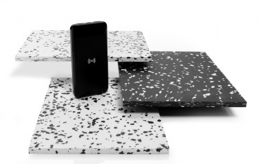 Logo trade advertising products picture of: RCS standard recycled plastic wireless powerbank