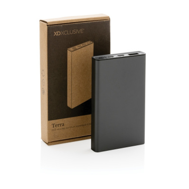Logotrade promotional merchandise photo of: Terra RCS recycled aluminium powerbank 5.000 mAh