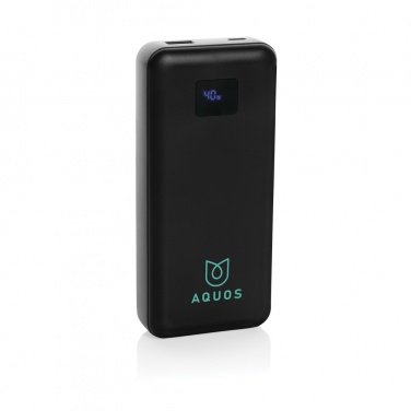 Logo trade promotional product photo of: Gridley RCS rplastic 20000 65W laptop powerbank
