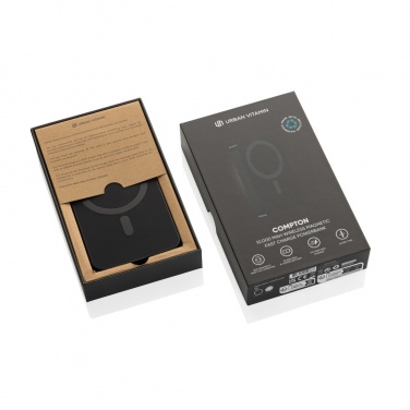 Logo trade promotional gifts image of: Urban Vitamin Compton  RCS plastic/alu 10.000 mah powerbank