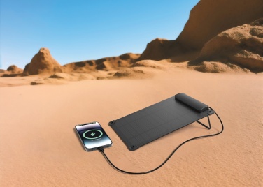 Logotrade promotional item picture of: Solarpulse rplastic portable solar panel 5W